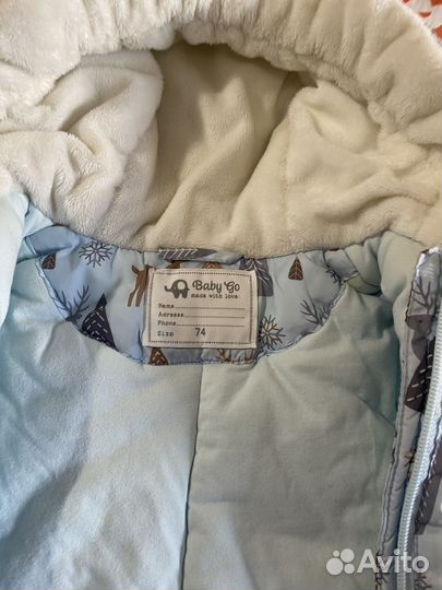 Комбинезон демисезонный 74