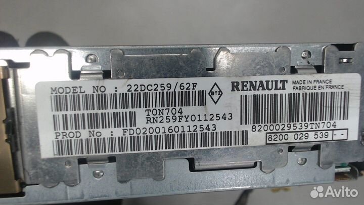 Магнитола Renault Clio, 2000