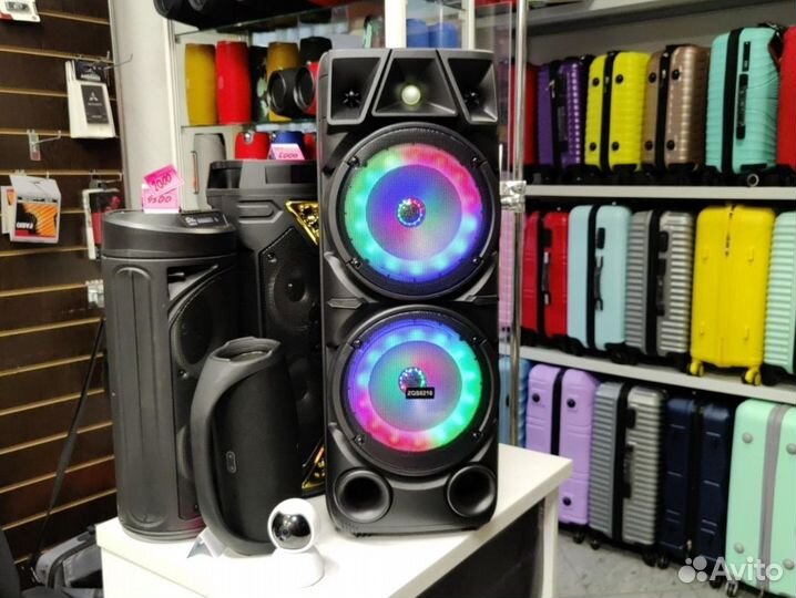 Супер басс караоке колонка динамик портативная