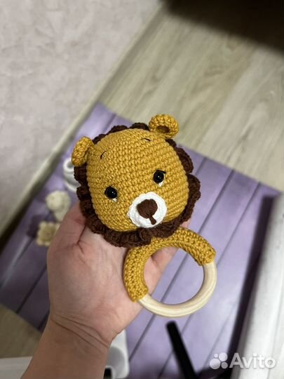 Вязаные погремушки