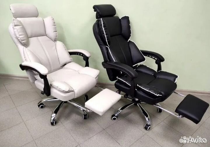 Компьютерное игровое кресло геймерское с массажем