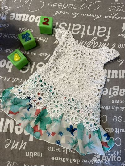 Платье для девочки 92