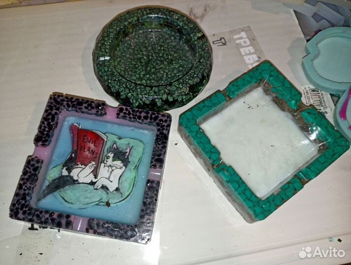 Пепельница из эпоксидной смолы