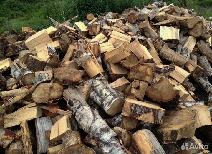 Крупнонаколотые дрова