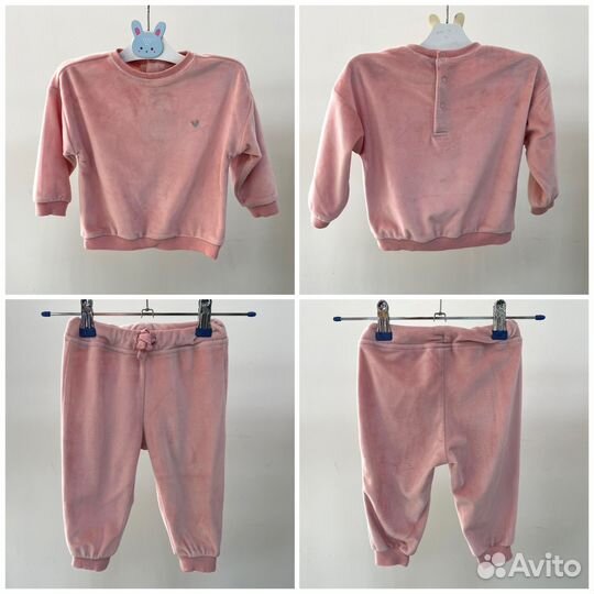 Пакет одежды для девочки, размер 74