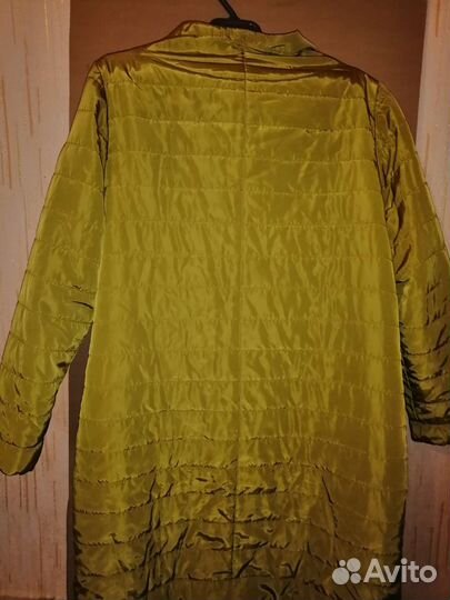 Стеганная куртка пальто размер 52-54