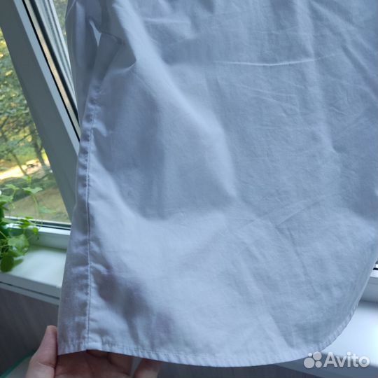 Рубашка белая для мальчика 122