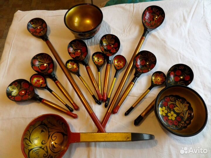 Посуда хохлома