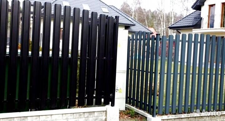 Забор из штакетника работа по договору за 1 день