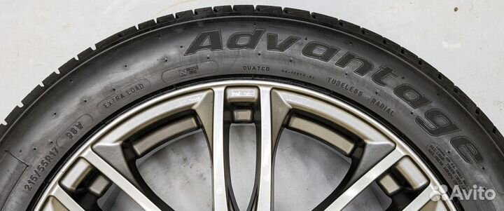 Колеса в сборе R-17 диски Weds Velva (5x114.3)