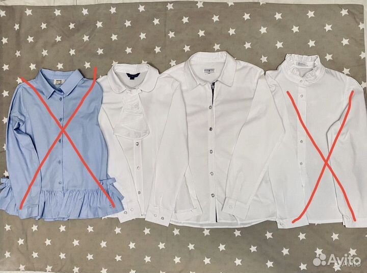 Блузки школа Junior Republik, Карамелли, 134/140