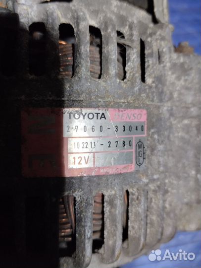 Генератор 1ND Toyota Yaris,Probox,Succeed