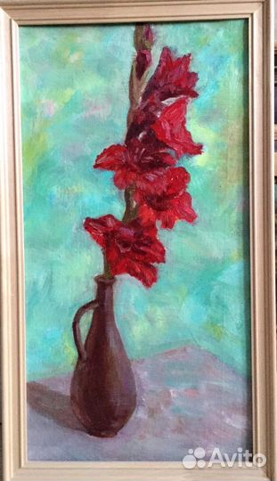 Картины маслом цветы