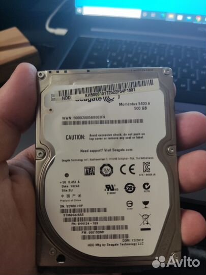 Жесткий диск 500 гб 2.5 Seagate 5400.6