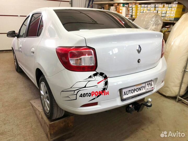 Фаркоп Рено Логан и Степвэй под квадрат