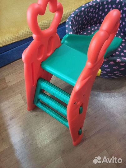 Детская горка пластиковая для дома