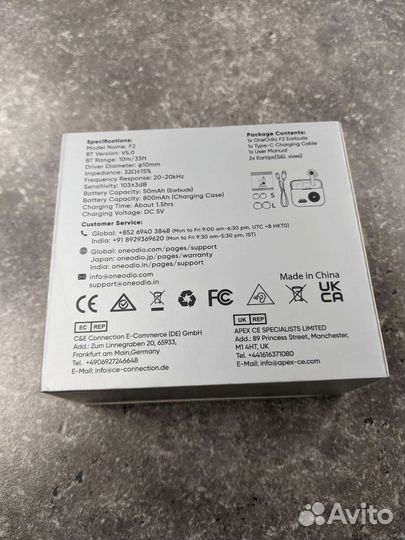 Наушники OneOdio F2 Black Bluetooth чек