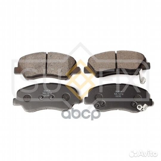 Колодки тормозные дисковые перед прав/лев