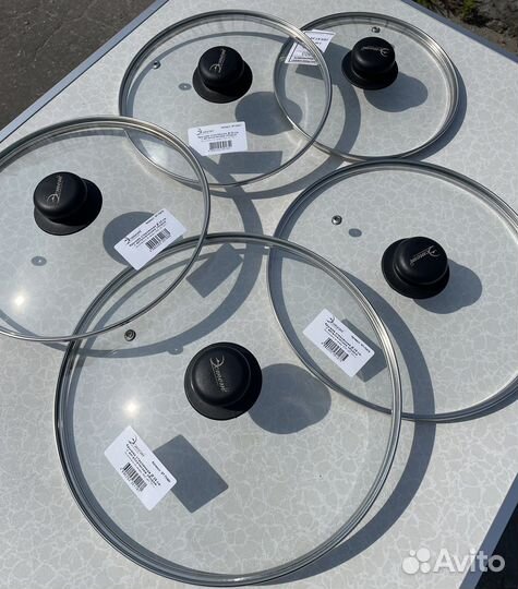 Крышка стеклянная для сковородок и кастрюль