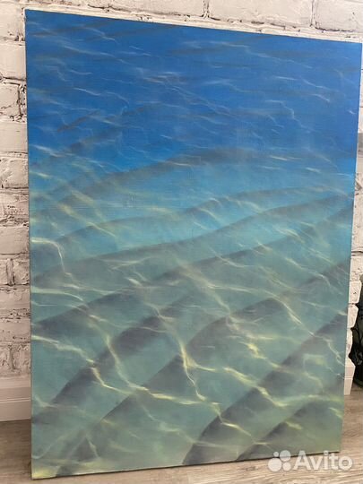 Картина маслом большая интерьерная море