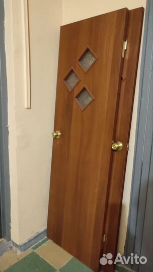 Дверное полотно 60х190 цвет итальянский орех
