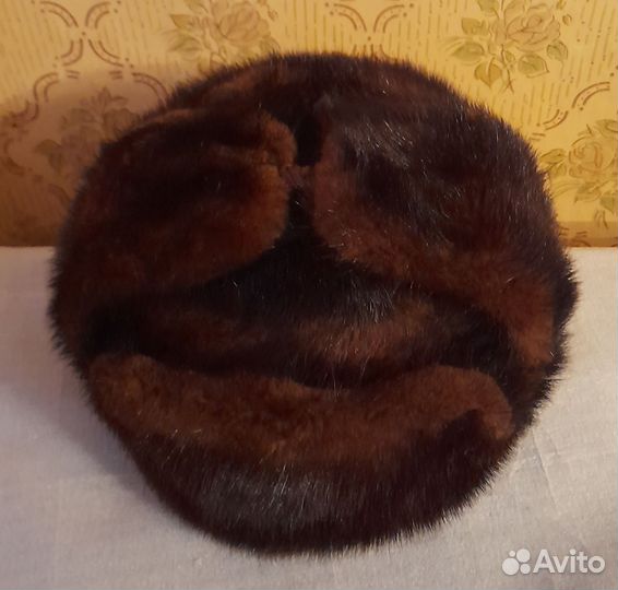 Норковая шапка мужская 55-56размер