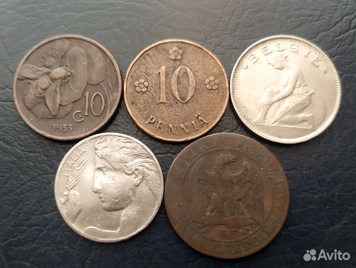 Редкие иностранные монеты 19-20 век