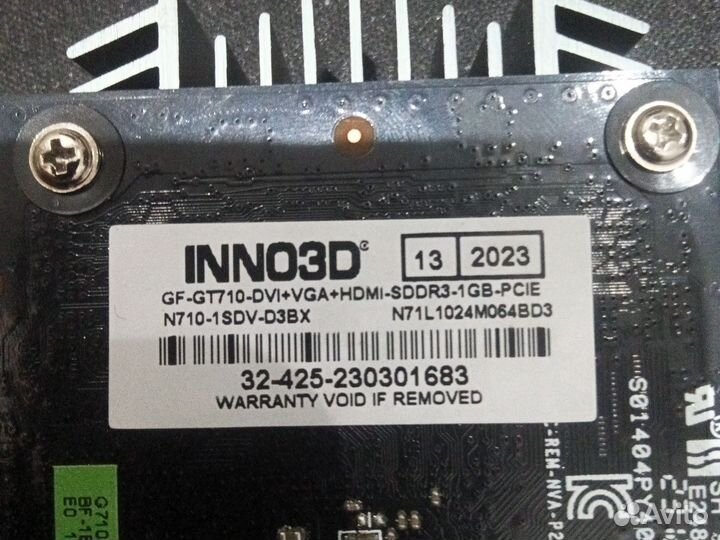 Видеокарта gt 710 1 GB