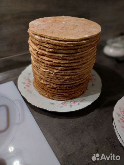 Коржи медовые