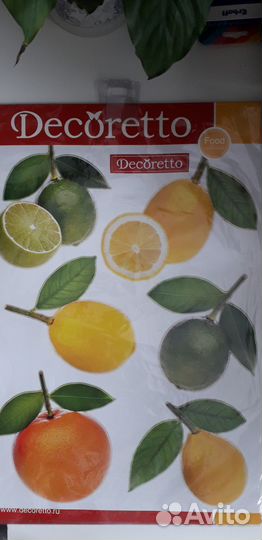 Интерьерные наклейки Decoretto