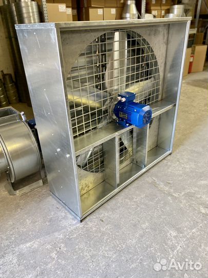 Вентилятор вытяжной разгонный с инерционным жалюзи