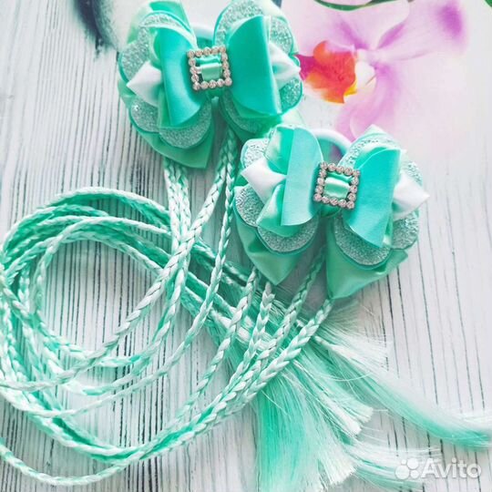 Резинки для волос ручной работы