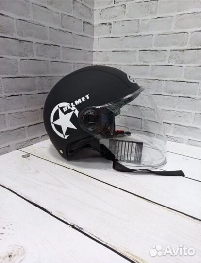 Мотошлем Helmet pro открытый