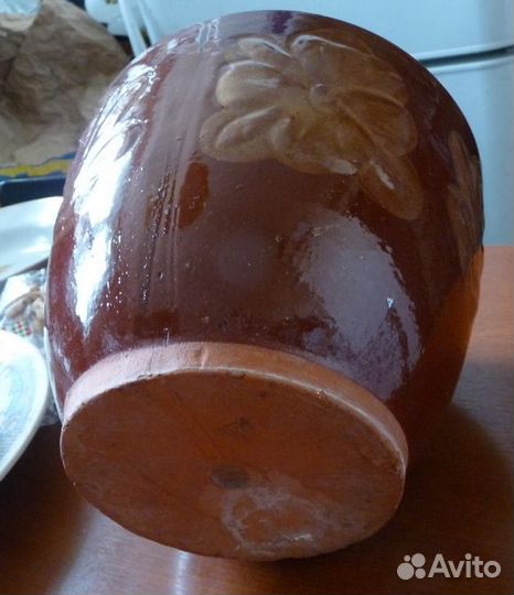 Кашпо обливная керамика СССР