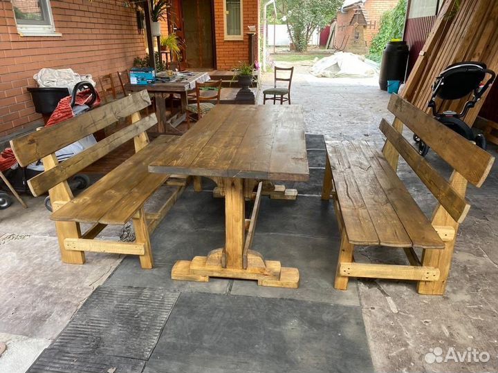 Садовая мебель из дерева
