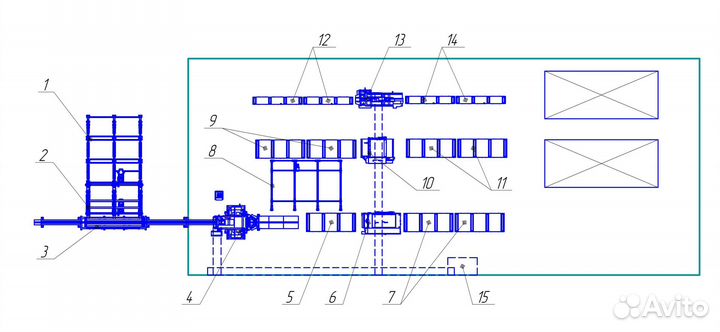 Лесопильная линия «триумф» для среднего леса до 47