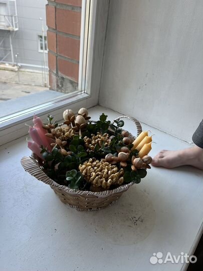 Съедобные букеты ручной работы