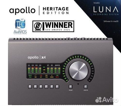 Universal Audio Apollo X4 Heritage комплект