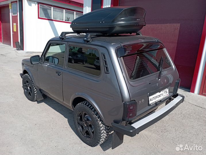 Автобокс Вояж 370л на Niva 2121 Legend Urban