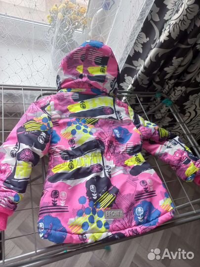 Курточка для девочки демисезонная 86-110см