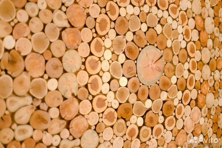 Панно картина из можевельника