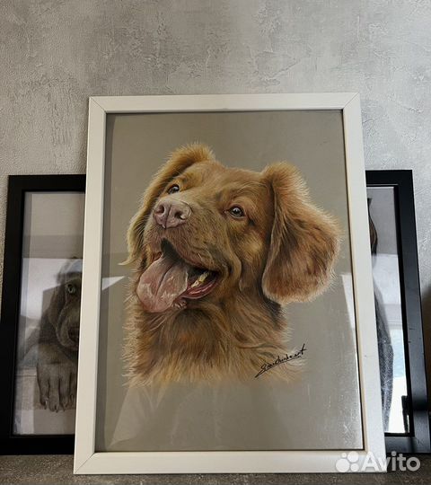 Картина пастелью на заказ