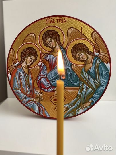 Святая Троица иконописная картина