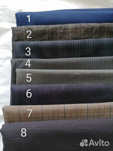 Ткань костюмная, цена за отрез