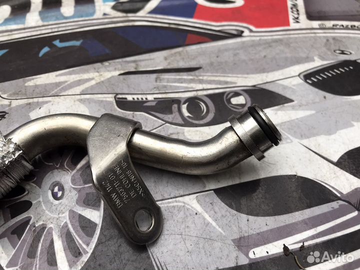 Трубка турбины мотора n54b30 bmw n54