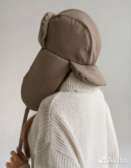 Шапка ушанка женская