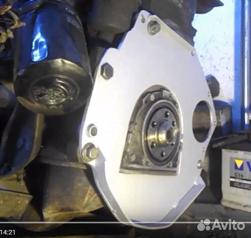 Дизель в Ниву. Переходная плита VW - ваз