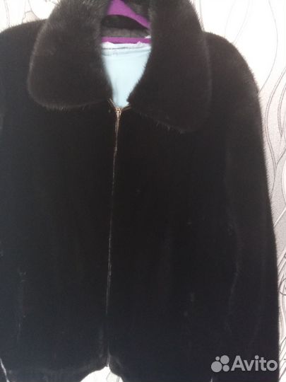 Мужская норковая шуба