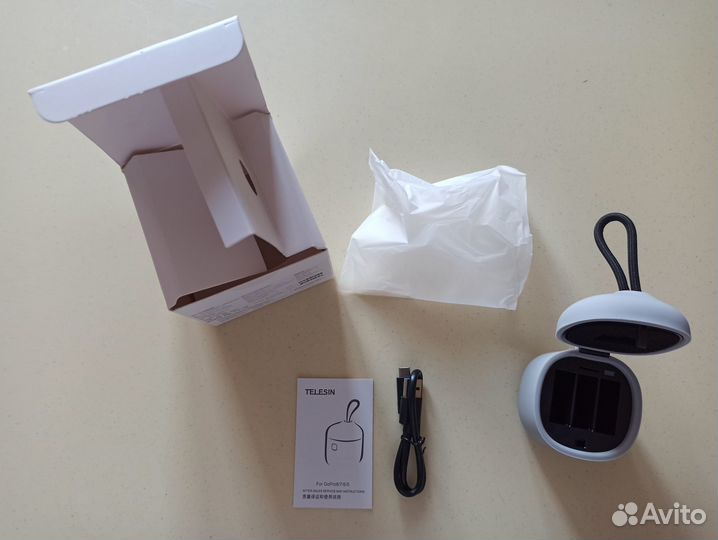 Зарядное устройство Telesin для GoPro Hero 8 7 6 5