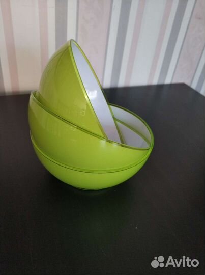 Салатник и миски из акрила